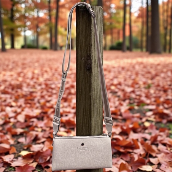 Kate Spade New York Pebbled Leather Crossbody – Warm White (NWT) - Picture 2 of 7
